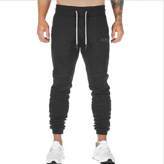 2021 High quality Mens Casual Pants Fitness Men Sportswear Tracksuit Bottoms Skinny Sweatpants Trousers Track Pants