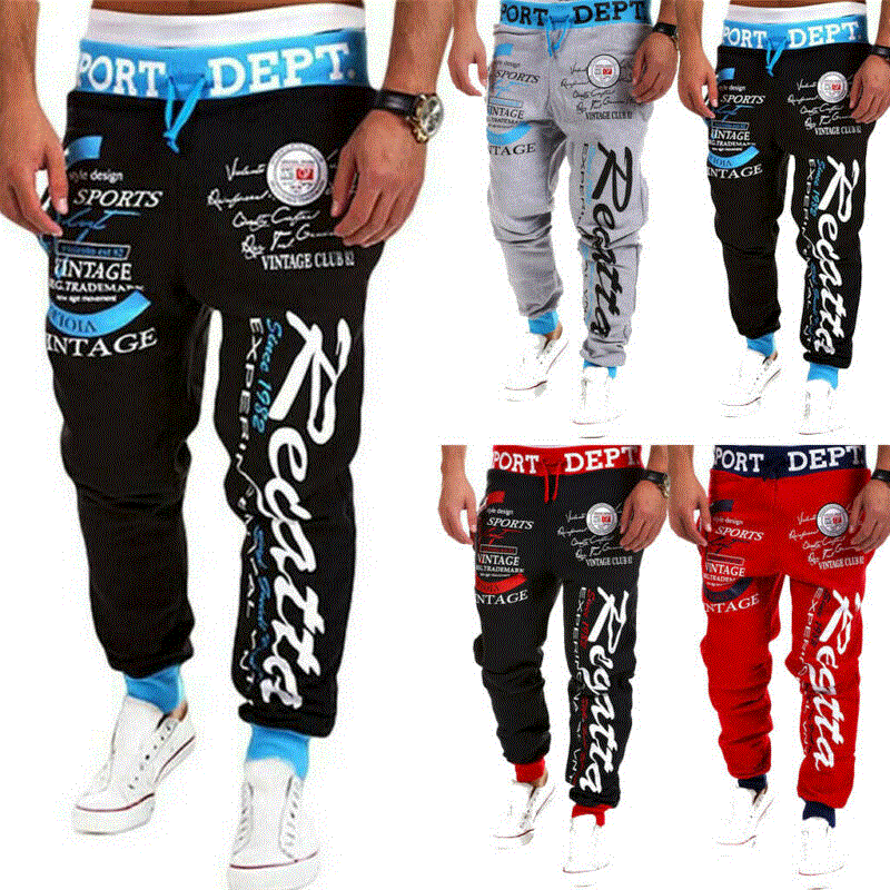 2021 High quality Men Jogger Tracksuit Pants Sport Gym Skinny Jogging Casual Baggy Trousers Sportwear Sweatpants