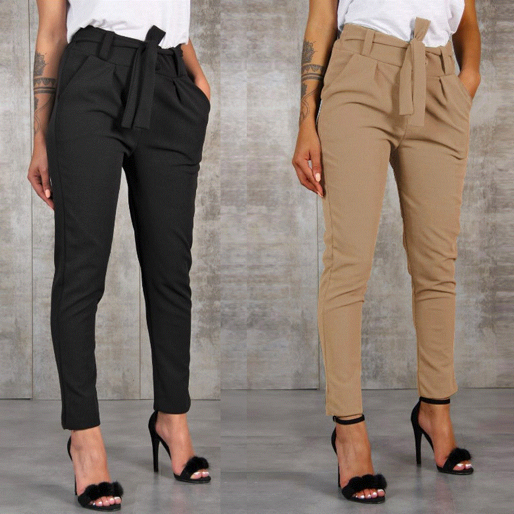 2021 High quality Women Trousers Trousers Women Cargo Pants Women Spodnie Pantalones  Pants Pantalon High Waist Pants