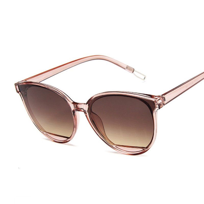 2021 High quality Fashion Sunglasses New Classic Oval Red Women Sunglasses Female Vintage Cat Eye Sun Glasses
