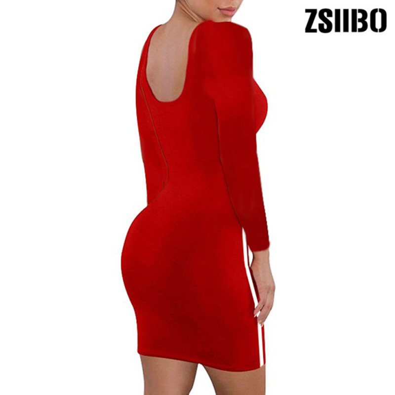 2021 High quality Women Sexy Stretch Slim Dresses Ladies Summer Striped Tank Mini Dress Plus Size