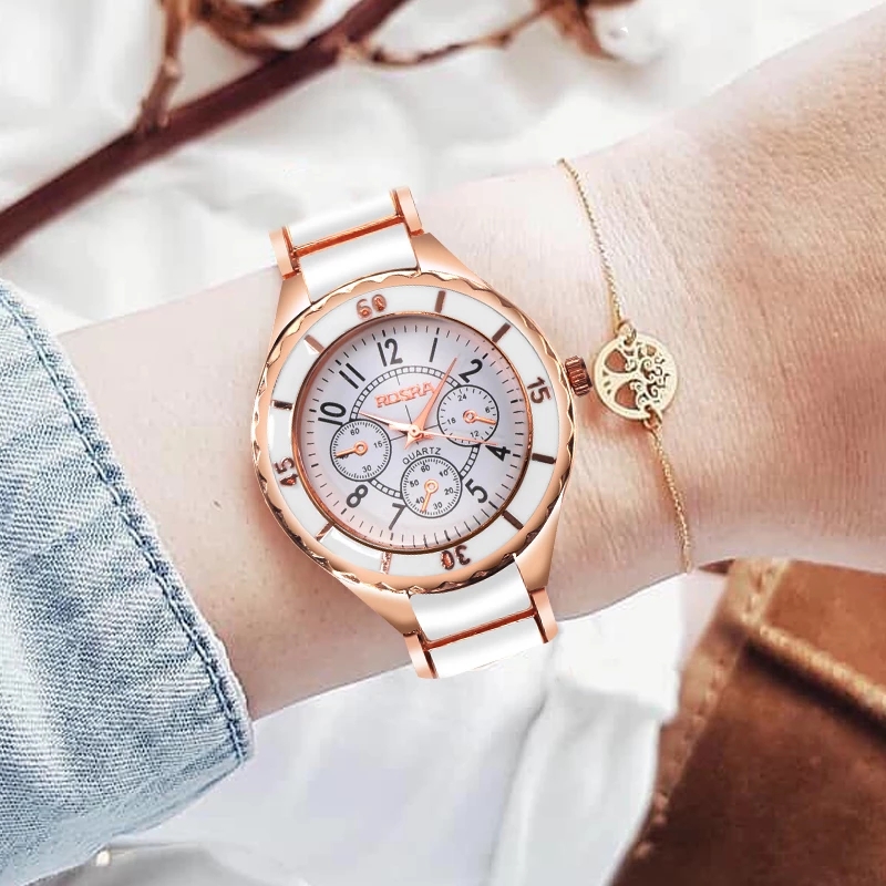 2021 High quality Women Watches Rose Gold Watch Full Steel Women's Watches For Women Clock Ladies Wrist Watch