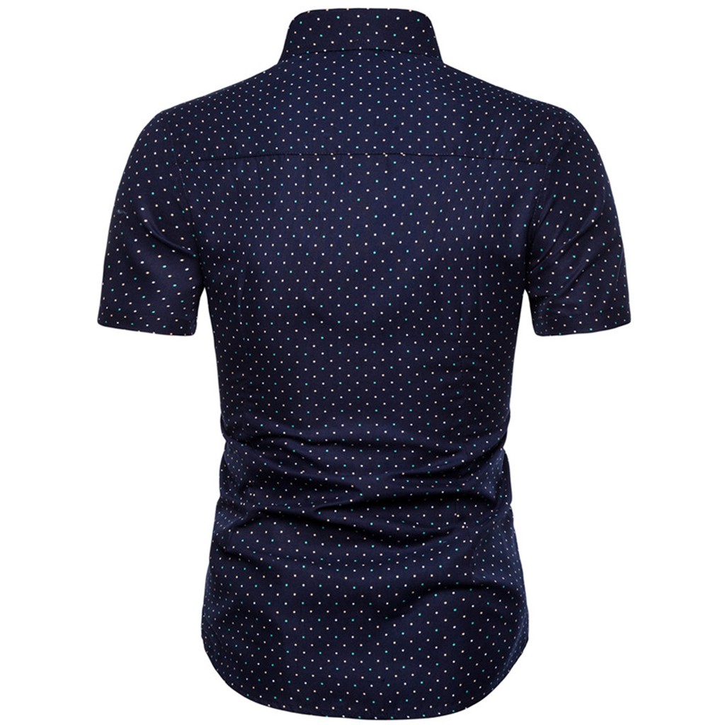 2021 High quality Short Sleeve Printed Turn-down Collar Shirt Tops Turn-down Collar Shirt Tops High Quality