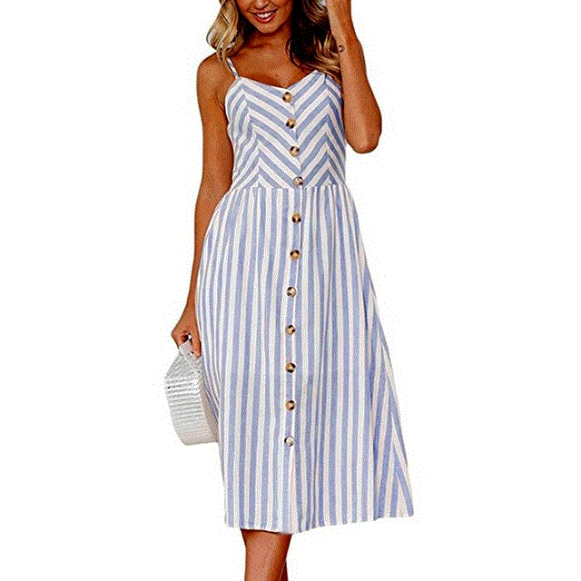 2021 High quality Summer Dress Women Off Shoulder Strap Bohemian Sundress Female Sleeveless Pocket Red White Vintage Sexy Beach Dress Vestido