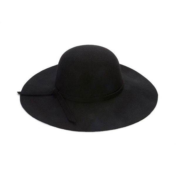 2021 High quality Chapeau Hot Sale Casual Fedora Cap Wide Brimmed Dome Hats High Quality Wool Floppy Hat