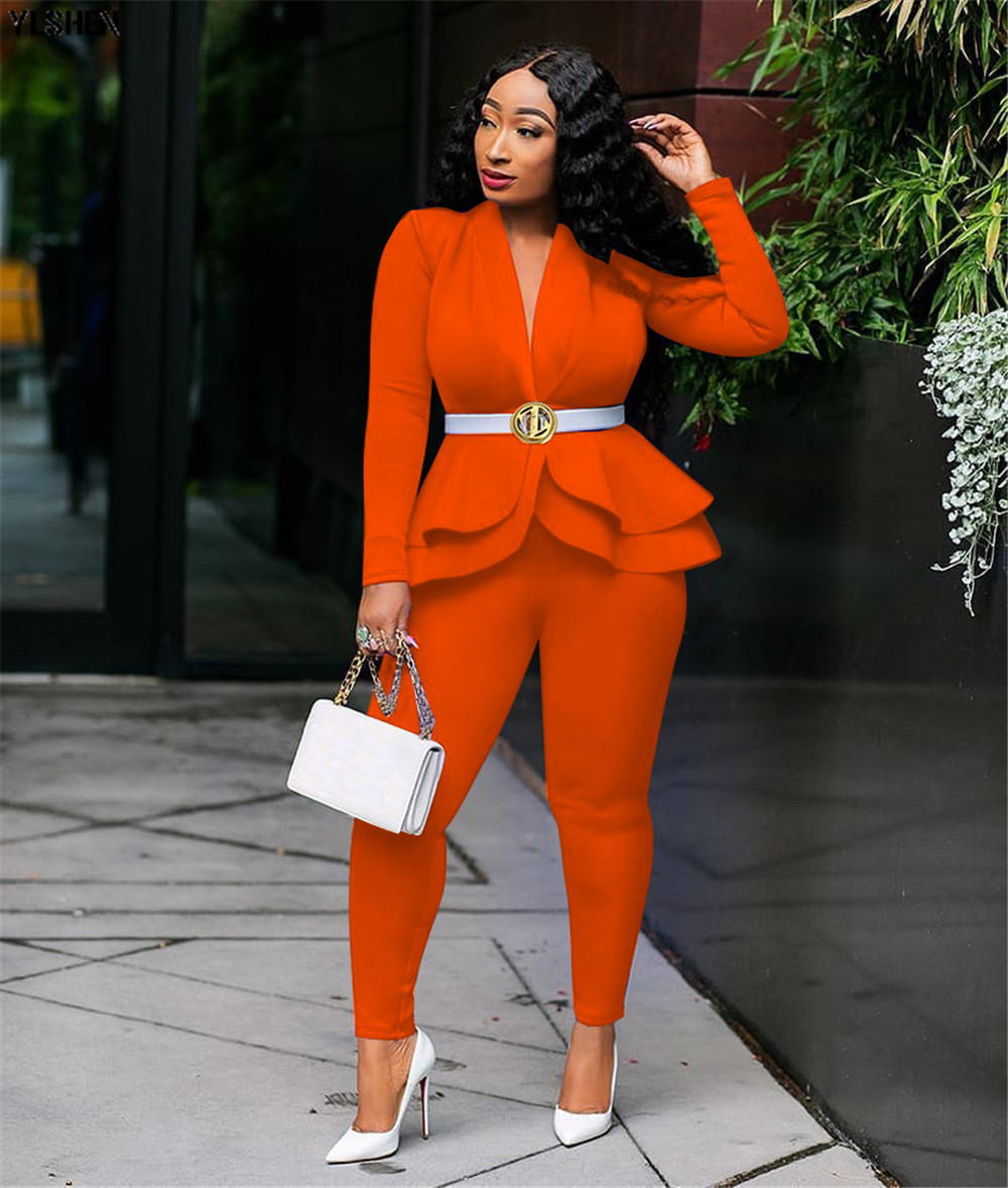 2021 High quality Africa Clothes African 2 Two Piece Set Women Top And Party Plus Size Suit Ladies