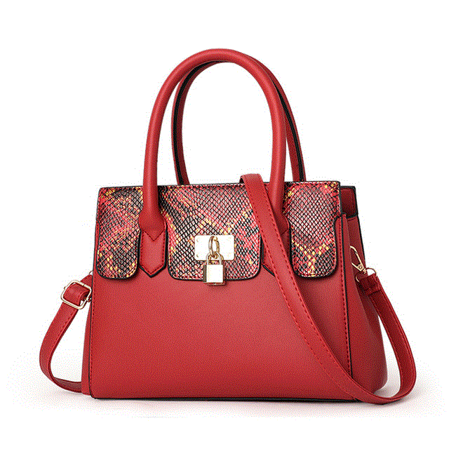 2021 High quality Fashion Serpentine Top-Handle Handbags Women Bags Casual Tote Feminine High Quality Shoulder Bag