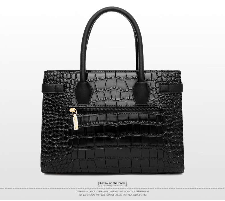 2021 High quality Elegant Big Totes Luxury Handbags Women Bags Large Capacity Crocodile Pattern Shoulder Crossbody Bag