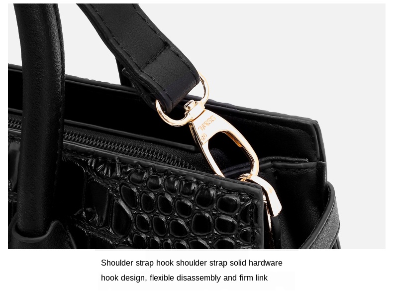 2021 High quality Elegant Big Totes Luxury Handbags Women Bags Large Capacity Crocodile Pattern Shoulder Crossbody Bag