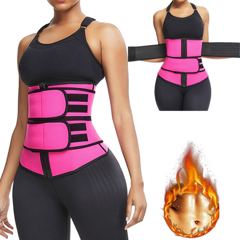2021 High quality Women Waist Trainer Corset Sports Waist Shaping Belt Adjustable Shapewear Bustiers