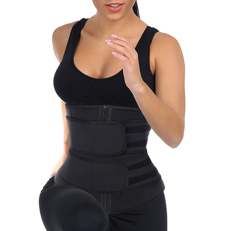 2021 High quality Women Waist Trainer Corset Sports Waist Shaping Belt Adjustable Shapewear Bustiers