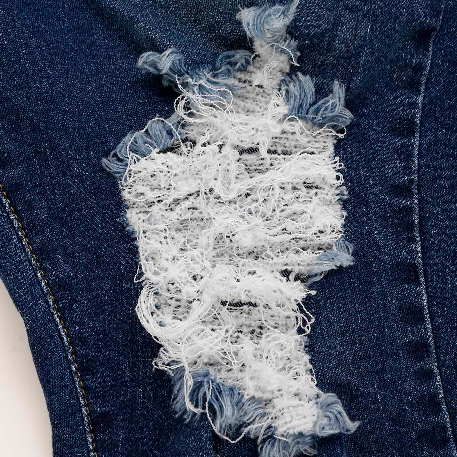 2021 High quality Fashion Womens Skinny Denim Sexy High Waist Jeans Trousers Casual Hole Beach Bottom Stretch Ripped