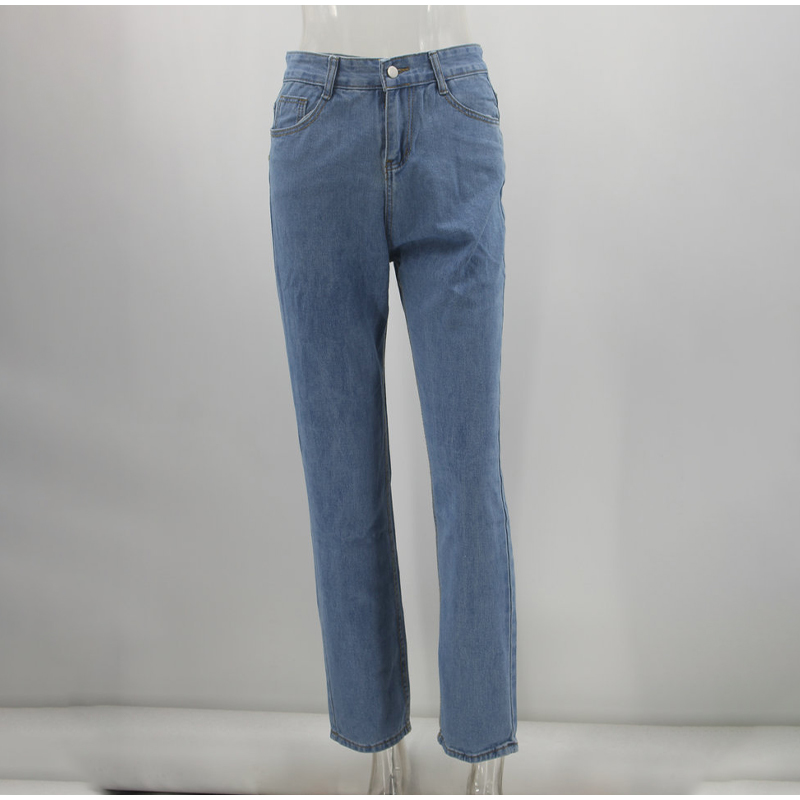 2021 High quality High Waist Women's Jeans Classic Pencil Pants Women Skinny Autumn Long Jean Female Denim Trousers