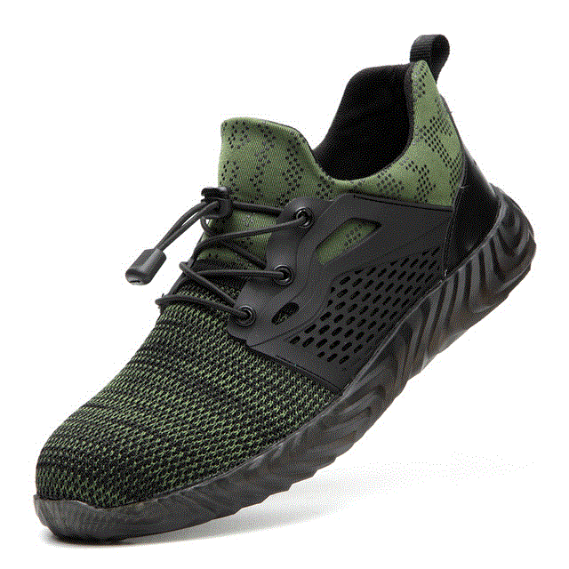 2021 High quality Steel Toe Cap Men Work Safety Shoes Puncture-Proof Autumn Boots Lightweight Breathable Sneakers