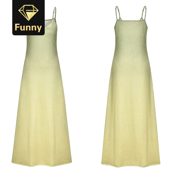 2021 High quality Casual Women Sexy Robe Summer  Sleeveless V-neck Printed Long Dress Maxi Dress