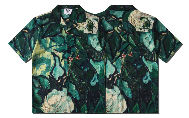 2021 High quality Men's Top Shirt Short Sleeve Short Sleeve Beach Short Sleeve Men's Short Sleeve Shirts for Men