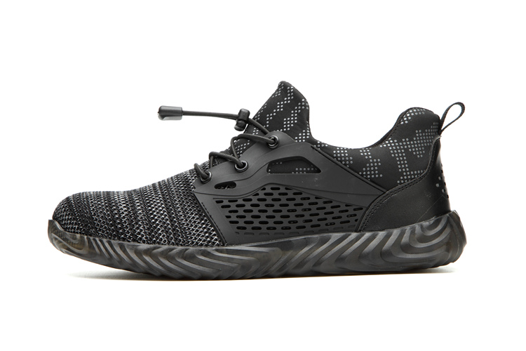 2021 High quality Steel Toe Cap Men Work Safety Shoes Puncture-Proof Autumn Boots Lightweight Breathable Sneakers