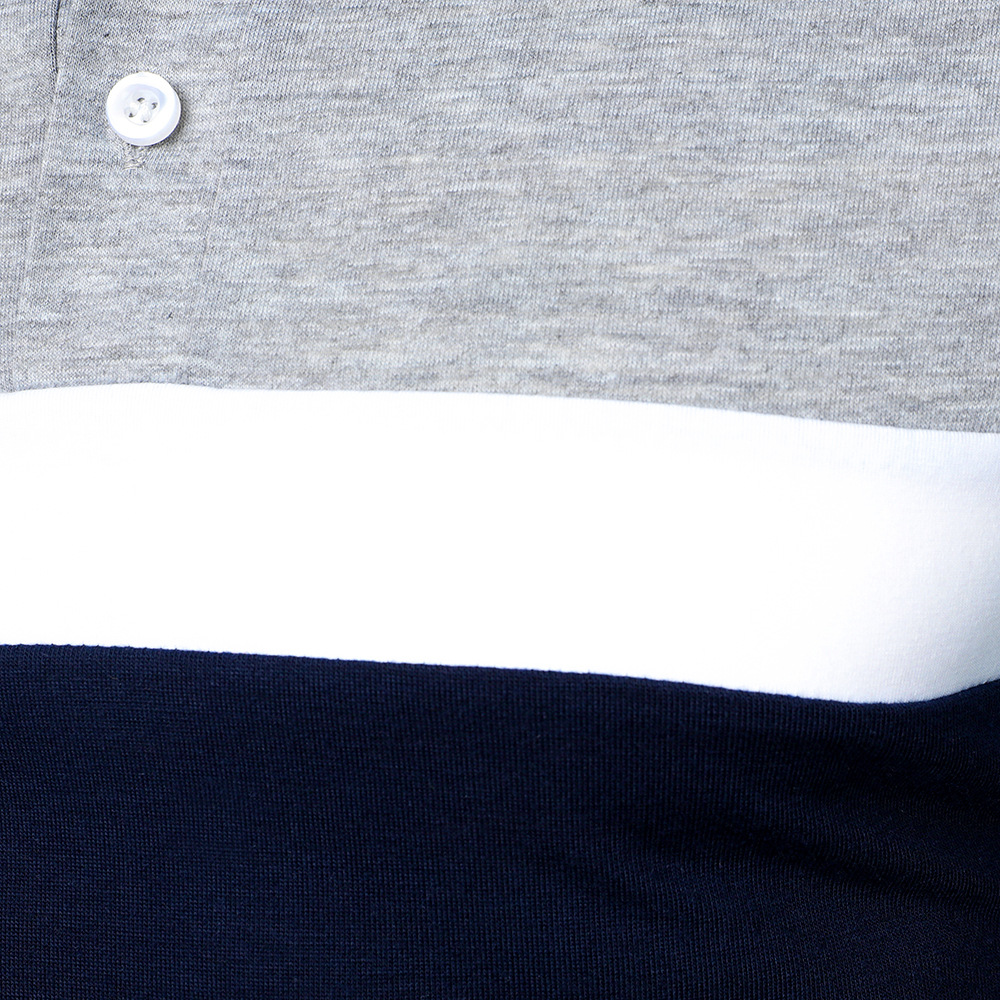 2021 High quality Men Casual Long Sleeve T-shirt Fashion Stripes With Casual Street MenT-shirts and Polos