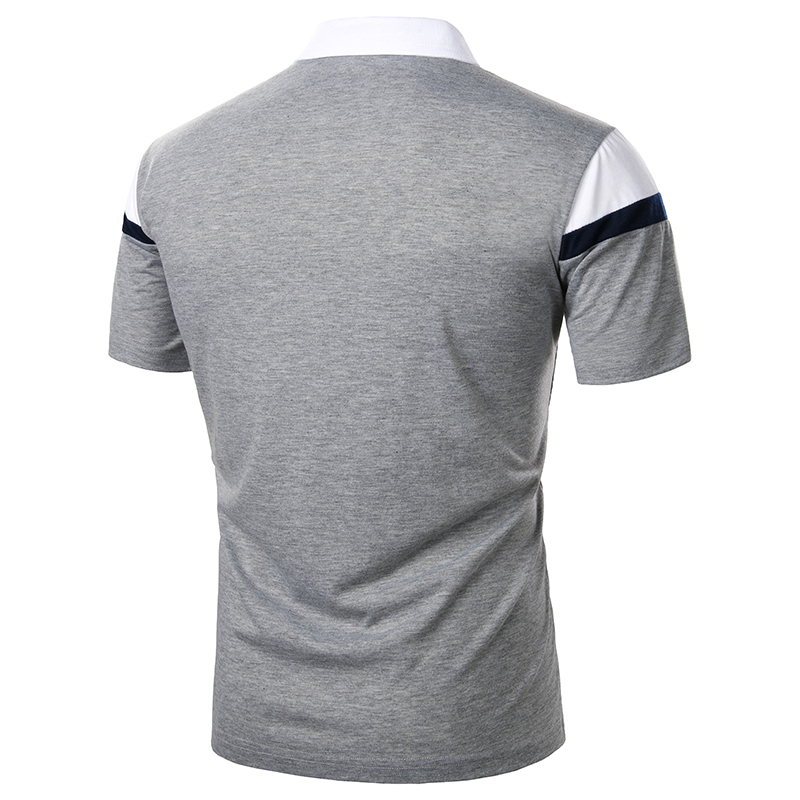 2021 High quality Men's Short Sleeve Polo Three Stripe Fashion Match Men's Matching Short Sleeve Men T-shirts and Polos