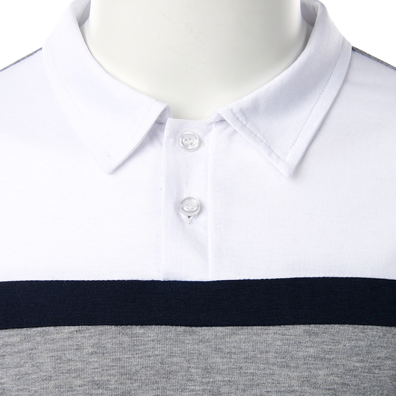 2021 High quality Men's Short Sleeve Polo Three Stripe Fashion Match Men's Matching Short Sleeve Men T-shirts and Polos