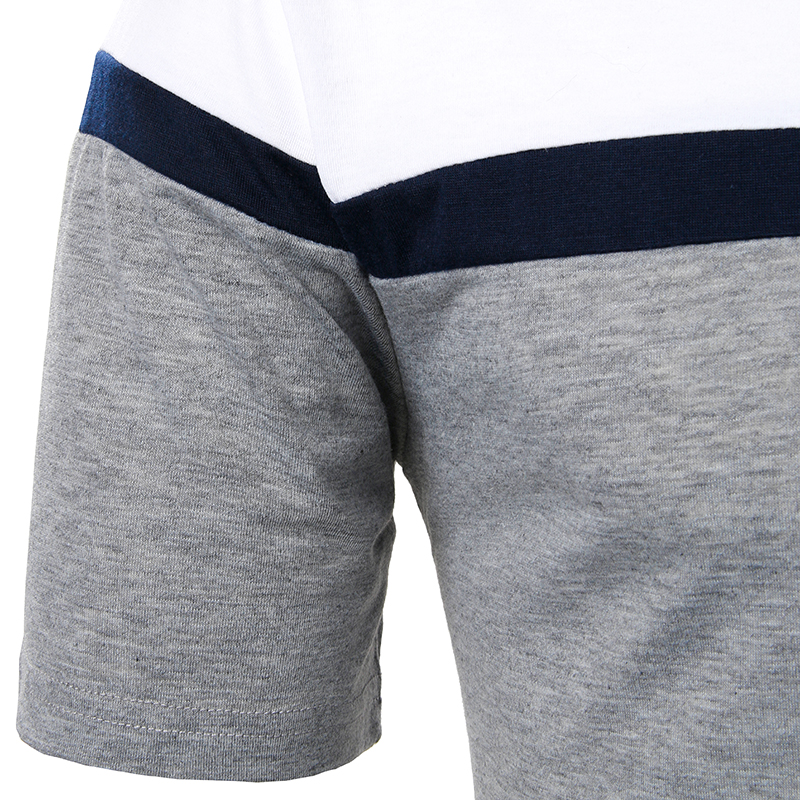 2021 High quality Men's Short Sleeve Polo Three Stripe Fashion Match Men's Matching Short Sleeve Men T-shirts and Polos