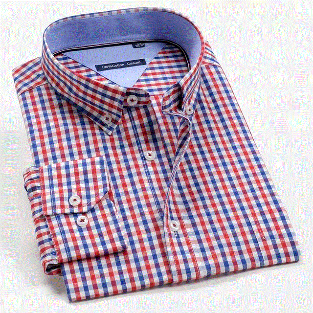 2021 High quality 6XL 7XL 8XL 9XL 10XL 12XL Men's Business Casual Classic Plaid Long Sleeve Shirt Autumn Brand Clothing 100% Cotton Loose Shirt