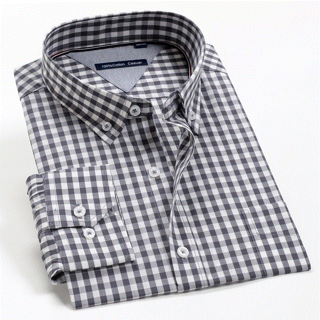 2021 High quality 6XL 7XL 8XL 9XL 10XL 12XL Men's Business Casual Classic Plaid Long Sleeve Shirt Autumn Brand Clothing 100% Cotton Loose Shirt