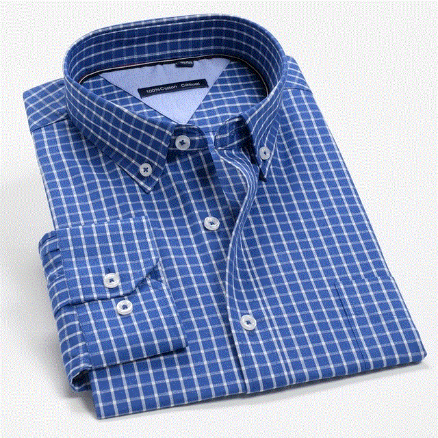 2021 High quality 6XL 7XL 8XL 9XL 10XL 12XL Men's Business Casual Classic Plaid Long Sleeve Shirt Autumn Brand Clothing 100% Cotton Loose Shirt