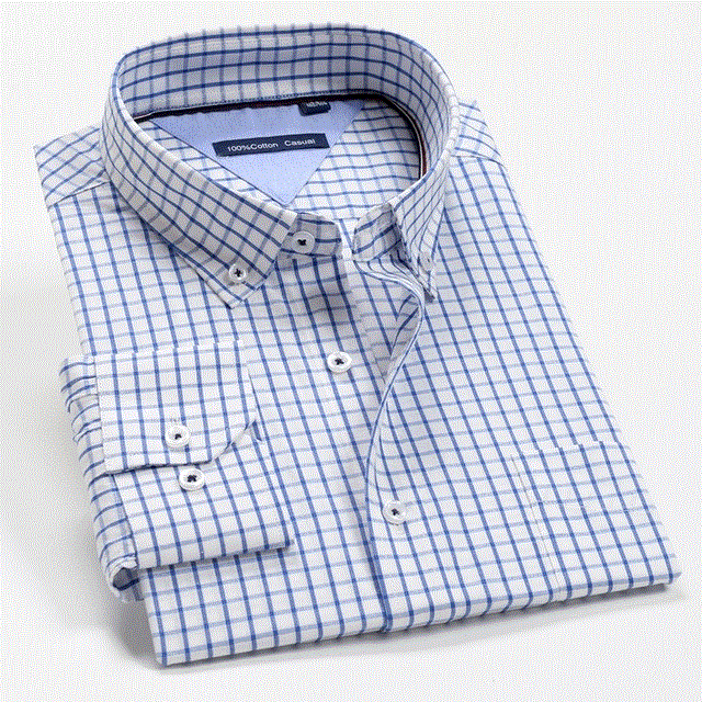 2021 High quality 6XL 7XL 8XL 9XL 10XL 12XL Men's Business Casual Classic Plaid Long Sleeve Shirt Autumn Brand Clothing 100% Cotton Loose Shirt