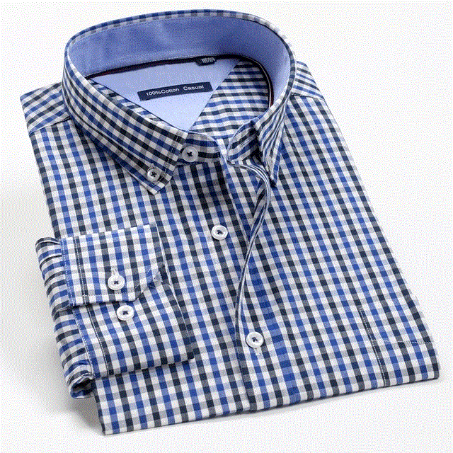 2021 High quality 6XL 7XL 8XL 9XL 10XL 12XL Men's Business Casual Classic Plaid Long Sleeve Shirt Autumn Brand Clothing 100% Cotton Loose Shirt
