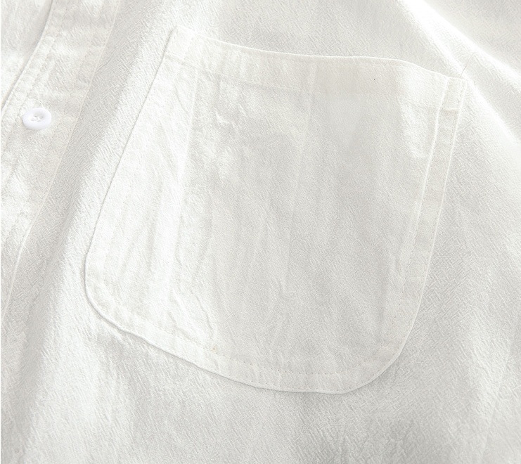 2021 High quality New Men's 3/4 Sleeve Shirts Cotton Casual Breathable Comfortable Shirt Fashion Style Loose Shirts