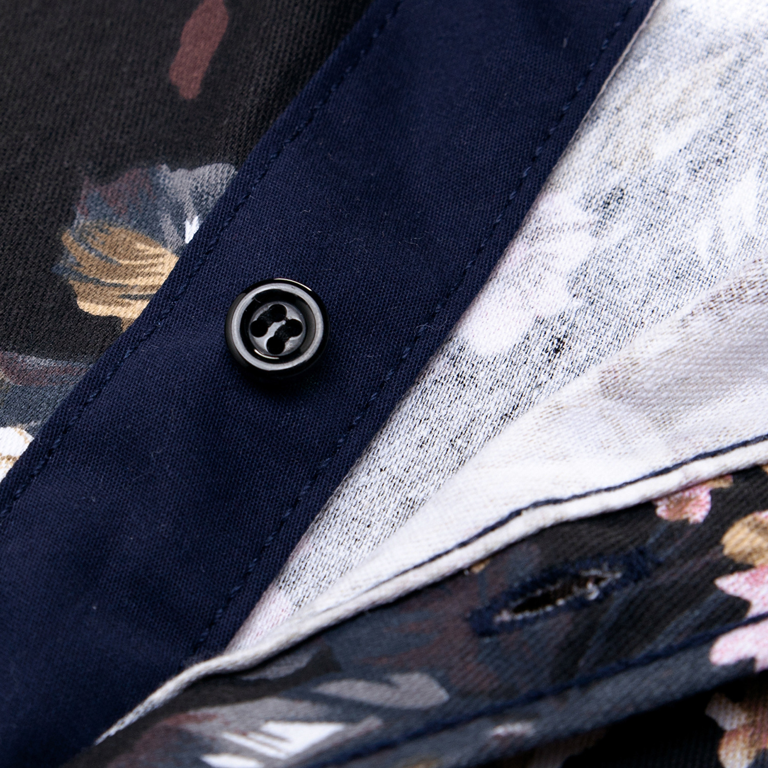 2021 High quality New Men's Long Sleeve Casual Shirt Fashion Rose Flower Printed Floral Shirt For Mens Clothing