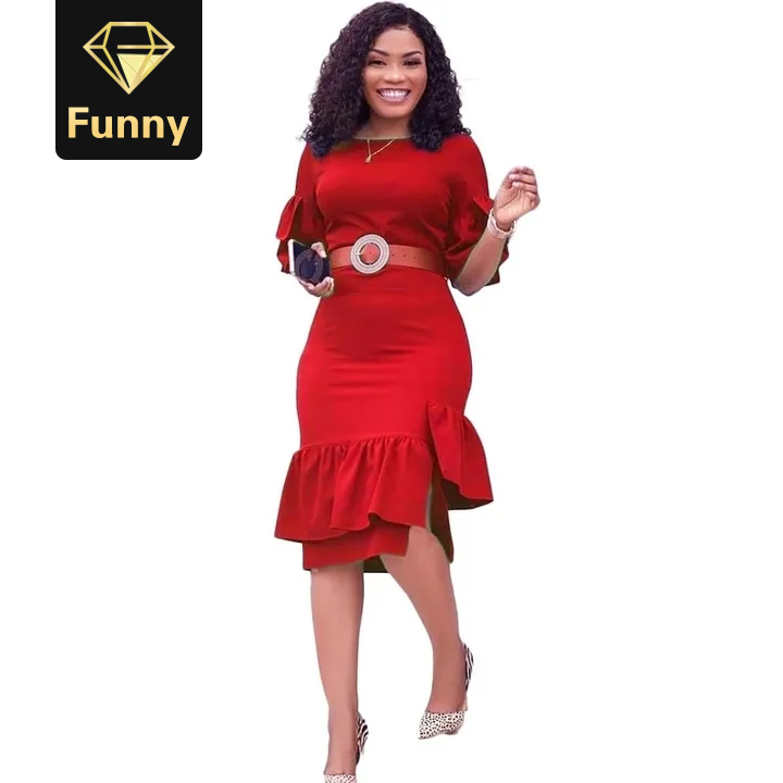 2021 High quality African Women Spring and Summer Dress African Dresses for Women African Clothing S-3XL
