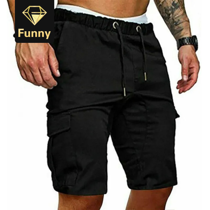 2021 High quality Men Cargo Pants Summer Male Casual Pants Fitness Trunk Running  Pant Streetwear