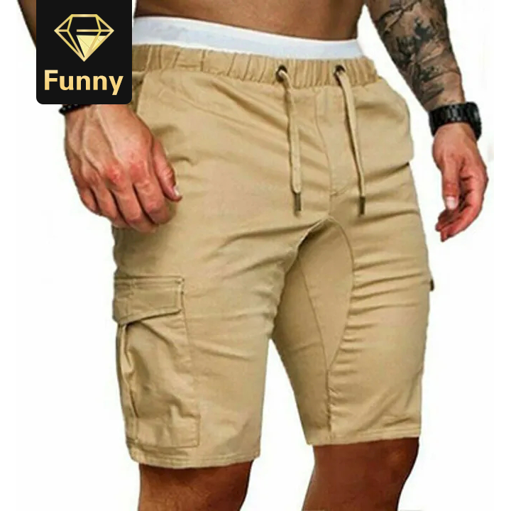 2021 High quality Men Cargo Pants Summer Male Casual Pants Fitness Trunk Running  Pant Streetwear