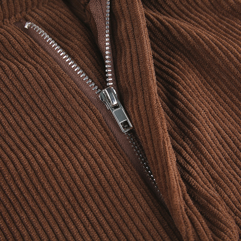 2021 High quality Newest Women Fashion Wild Trousers High Waist Stylish Chic Fitting Corduroy Flared Pants for Ladies