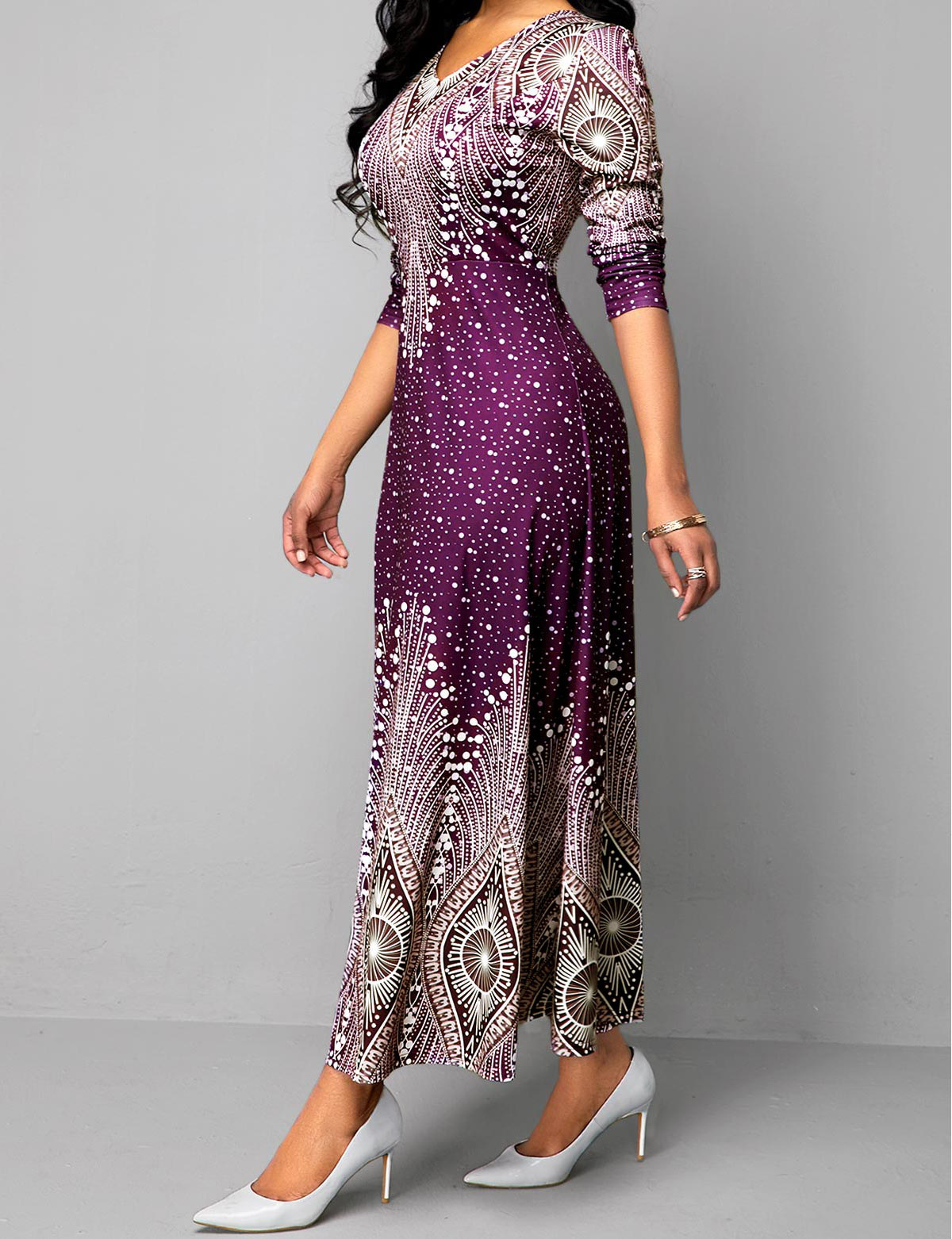 2021 High quality Plus Size African Long Maxi Dresses Women African Clothes Africa Dress Print Ladies Clothing Dress