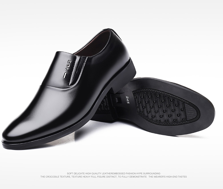 2021 High quality Italian Men Formal Shoes Slip-on Man Shoes PU Leather Spring Autumn wedding Men oxfords shoes