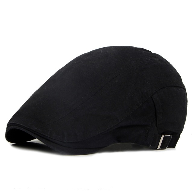 Adjustable Men Spring Summer Sun Newsboy Hats Classic Western Newsboy Caps Cotton Blend Beret Hat