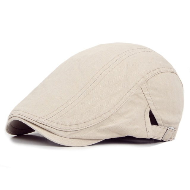 Adjustable Men Spring Summer Sun Newsboy Hats Classic Western Newsboy Caps Cotton Blend Beret Hat