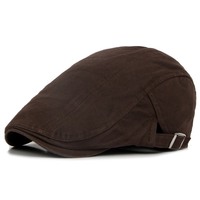 Adjustable Men Spring Summer Sun Newsboy Hats Classic Western Newsboy Caps Cotton Blend Beret Hat