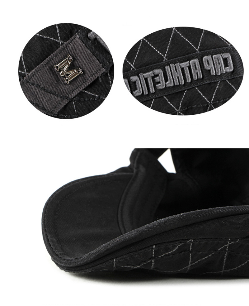 2021 High quality Casual Men's Hats Retro Berets Hat For Women Cotton Visors Embroidery Herringbone Flat Caps