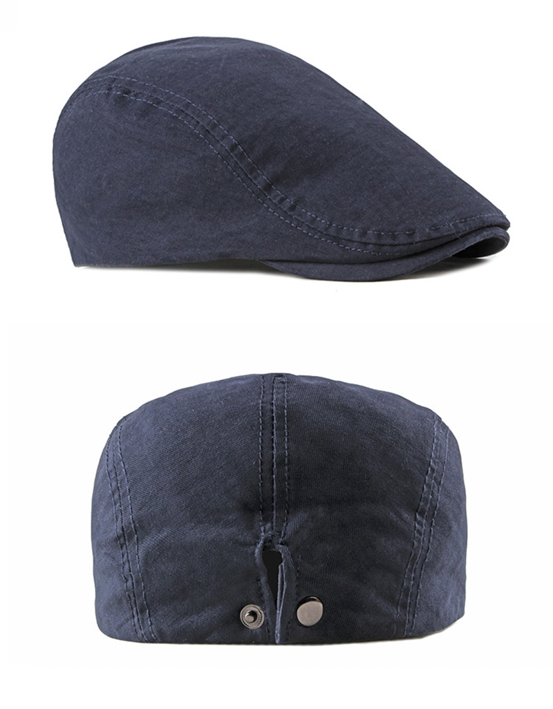 2021 High quality Spring Mens Hat Beret Hat For Women Wash Cotton Visors Herringbone Flat Caps Artist Painter hat