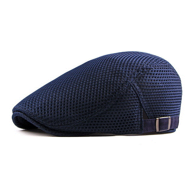2021 High quality Summer Berets Hat Men Women Hollowing out Breathable Newsboy Cap Sun Visors Beret Caps Solid