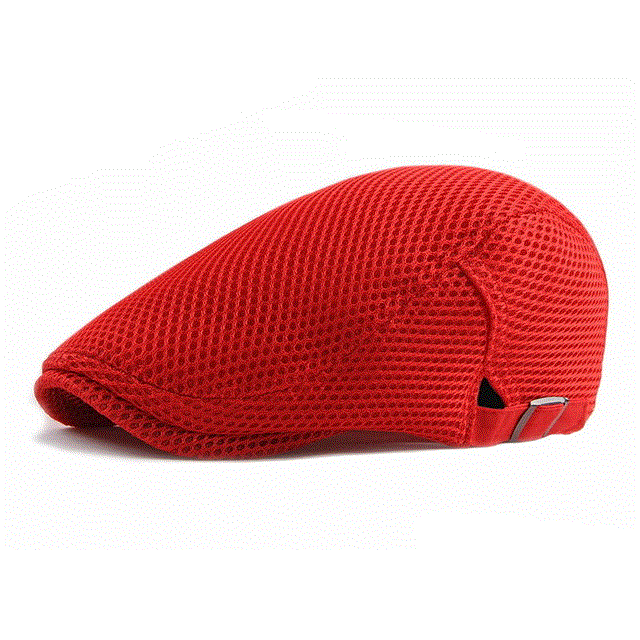2021 High quality Summer Berets Hat Men Women Hollowing out Breathable Newsboy Cap Sun Visors Beret Caps Solid