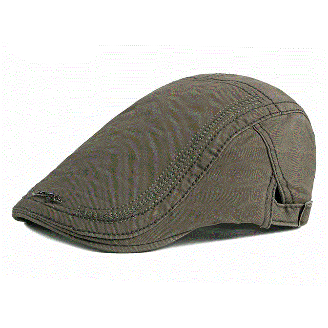 2021 High quality Casual Men's Hats Retro Duckbill Berets Hat For Women Wash Cotton Artist Visors Flat Caps Adjustable