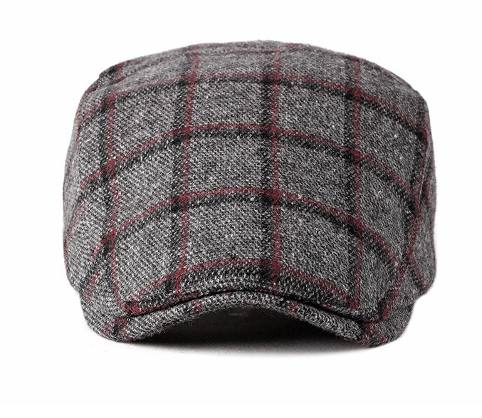 2021 High quality Autumn Berets Hat Men Newsboy Caps Women Retro Artist Painter Visors Men's Beret Cap Plaid Flat Caps