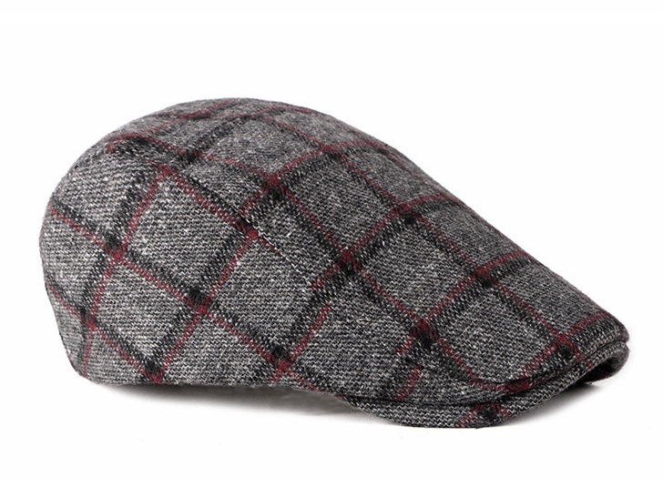 2021 High quality Autumn Berets Hat Men Newsboy Caps Women Retro Artist Painter Visors Men's Beret Cap Plaid Flat Caps