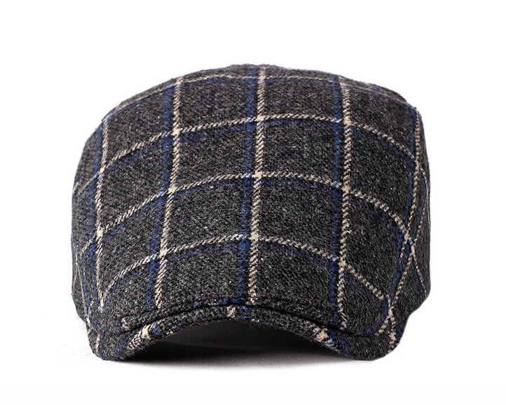 2021 High quality Autumn Berets Hat Men Newsboy Caps Women Retro Artist Painter Visors Men's Beret Cap Plaid Flat Caps