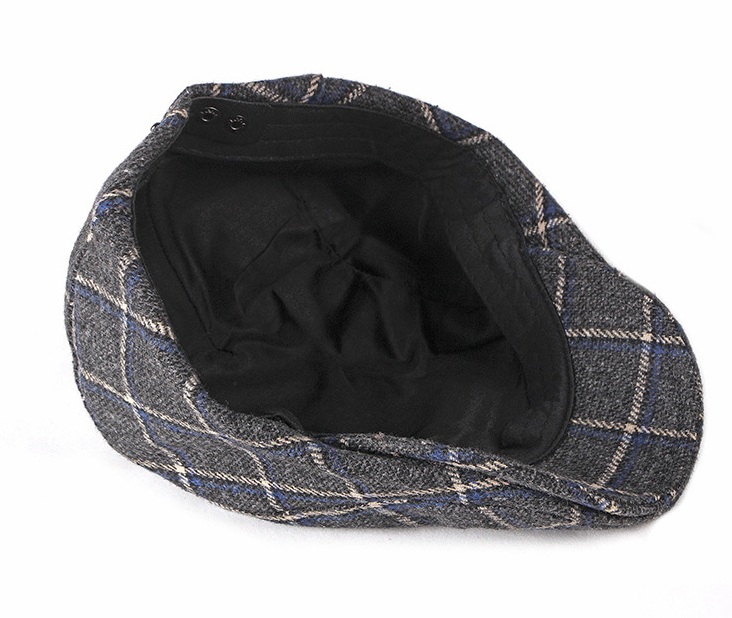 2021 High quality Autumn Berets Hat Men Newsboy Caps Women Retro Artist Painter Visors Men's Beret Cap Plaid Flat Caps